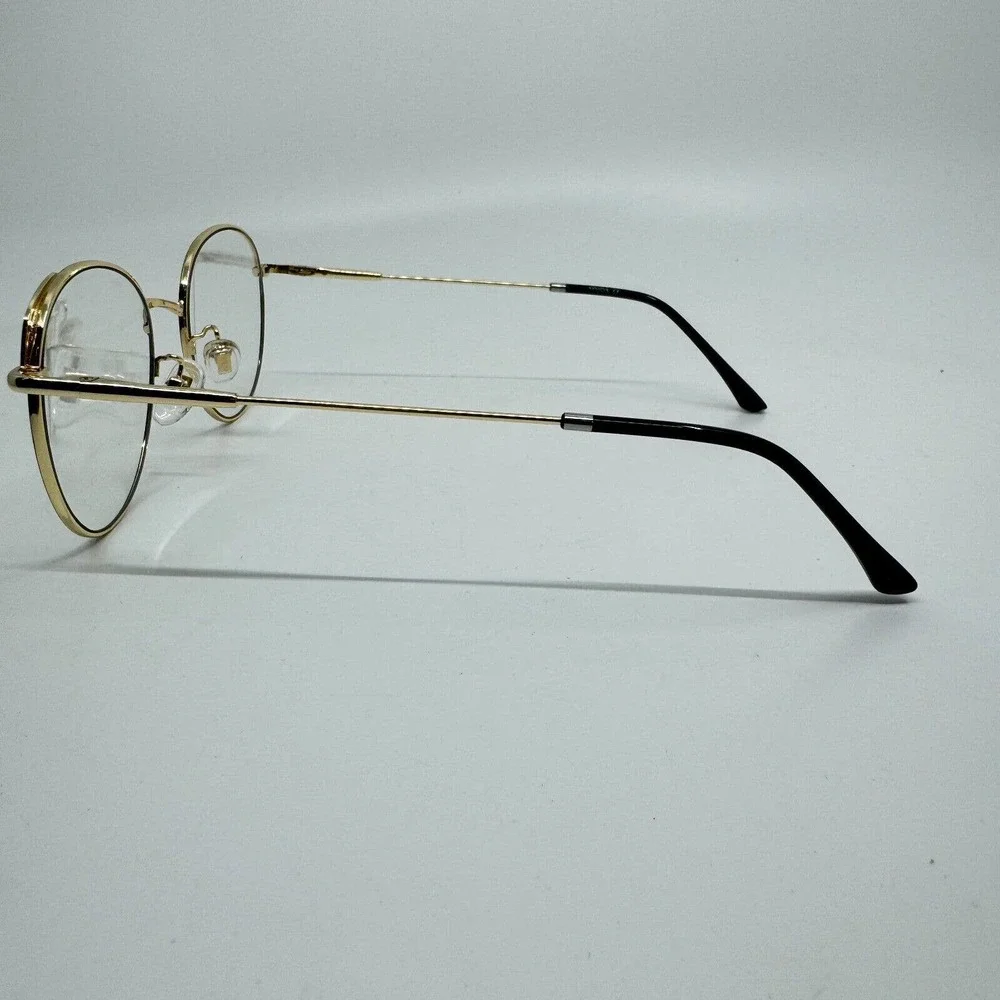 SojoS SJ5027 C3 Oversized Clear‎ Lens Metal Frame Eyeglasses 52-17-140 H9503